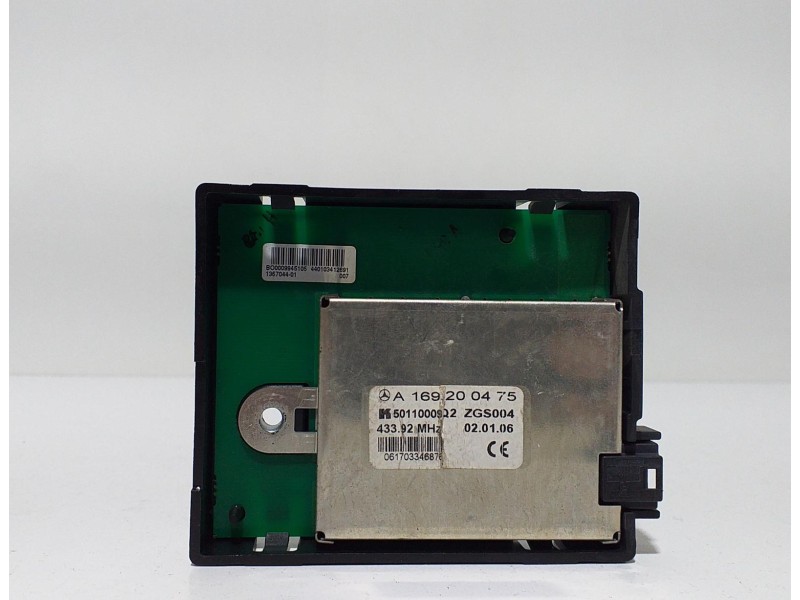 Recambio de modulo electronico para mercedes-benz clase a (w169) 2.0 cdi cat referencia OEM IAM A1698200475 60300  Recambio de modulo electronico para mercedes-benz clase a (w169) 2.0 cdi cat referencia OEM IAM A1698200475 60300