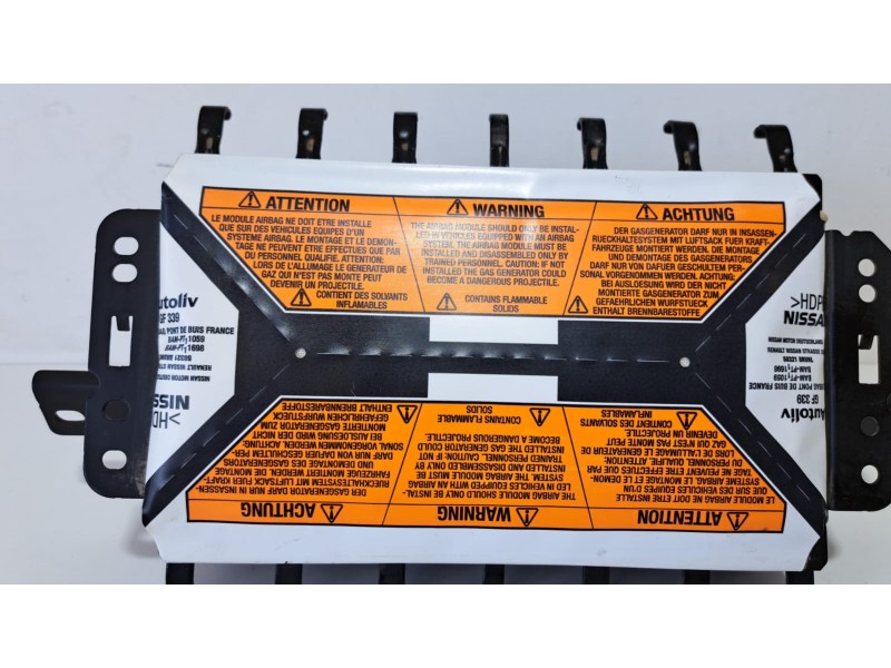 Recambio de airbag delantero derecho para nissan qashqai (j10) acenta referencia OEM IAM 98515JD01B 76905 