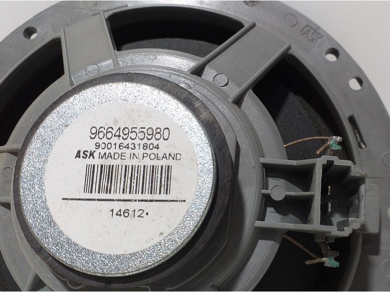 Recambio de sistema audio / radio cd para citroën berlingo station wagon x referencia OEM IAM 9664955980 56542 