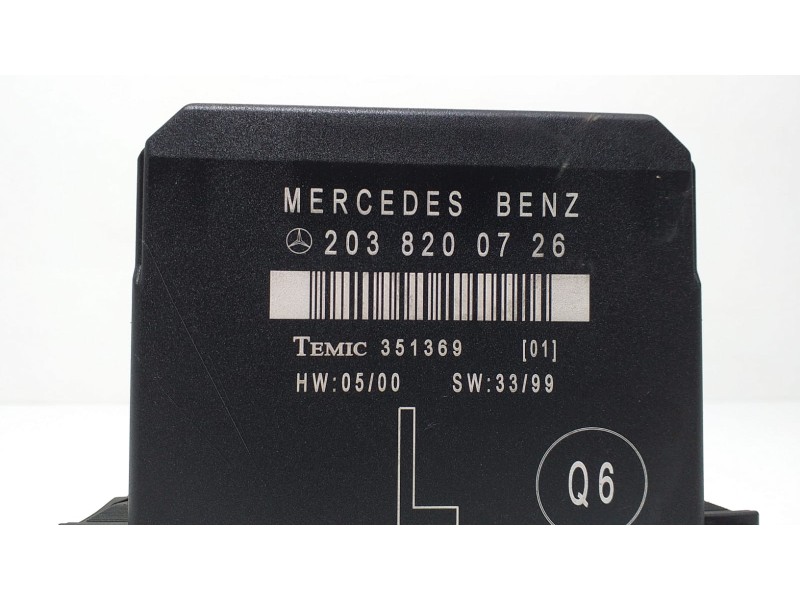 Recambio de modulo electronico para mercedes-benz clase c (w203) berlina 2.2 cdi cat referencia OEM IAM 2038200726 60321 