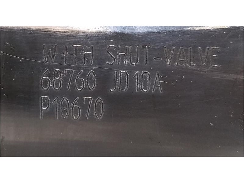 Recambio de rejilla aireadora para nissan qashqai (j10) acenta referencia OEM IAM 68760JD10A 76839 