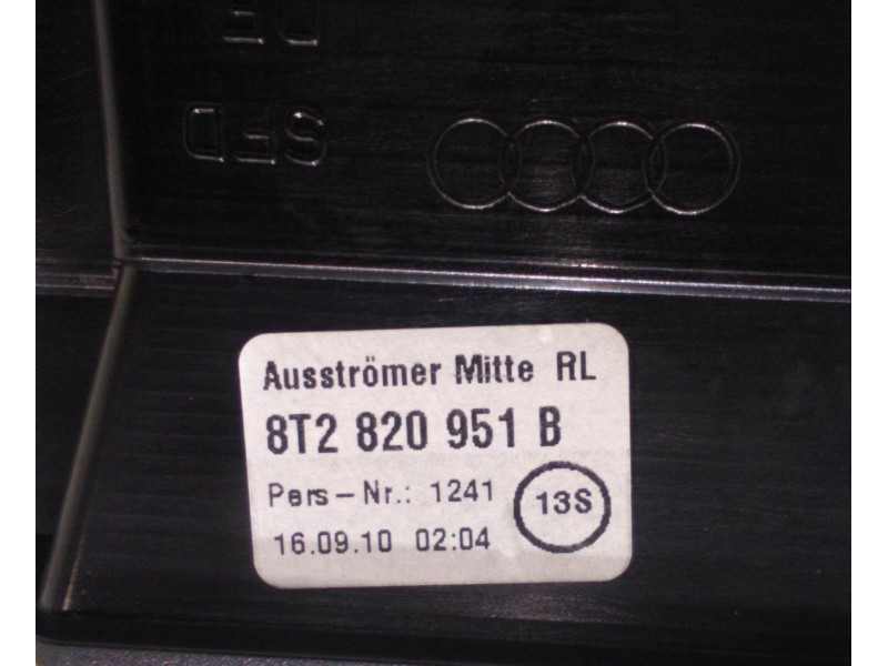 Recambio de rejilla aireadora para audi a4 avant (8k5) (2008) básico referencia OEM IAM 8T2820951B 48456 