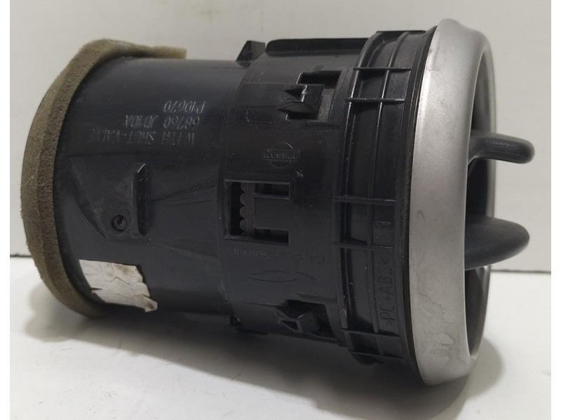 Recambio de rejilla aireadora para nissan qashqai (j10) acenta referencia OEM IAM 68760JD10A 76839 