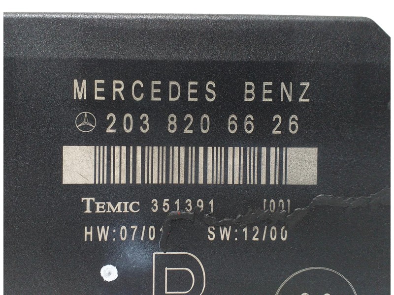 Recambio de modulo electronico para mercedes-benz clase c (w203) berlina 2.2 cdi cat referencia OEM IAM 2038206626 60340 