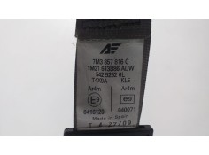 Recambio de cinturon seguridad trasero derecho para volkswagen sharan (7m6/7m9) 1.9 tdi referencia OEM IAM 7M3857816C 67364  2