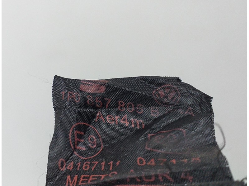 Recambio de cinturon seguridad trasero izquierdo para seat leon (1p1) reference referencia OEM IAM 1P0857805B 67366  Recambio de cinturon seguridad trasero izquierdo para seat leon (1p1) reference referencia OEM IAM 1P0857805B 67366