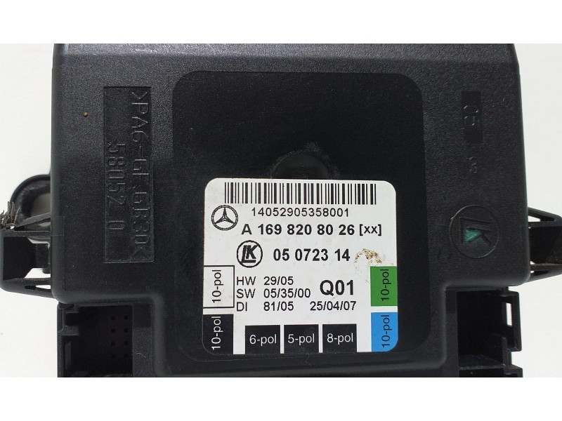 Recambio de modulo electronico para mercedes-benz clase a (w169) 2.0 cdi cat referencia OEM IAM A1698208026 60344 