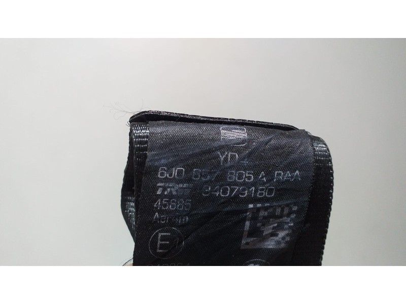 Recambio de cinturon seguridad trasero izquierdo para seat ibiza (6j5) reference referencia OEM IAM 6J0857805A 67370 