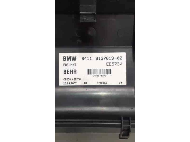 Recambio de calefaccion entera normal para bmw x3 (e83) referencia OEM IAM 64119137619 86257  Recambio de calefaccion entera normal para bmw x3 (e83) referencia OEM IAM 64119137619 86257