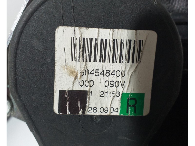 Recambio de cinturon seguridad trasero derecho para volkswagen golf v berlina (1k1) conceptline (e) referencia OEM IAM 604548400