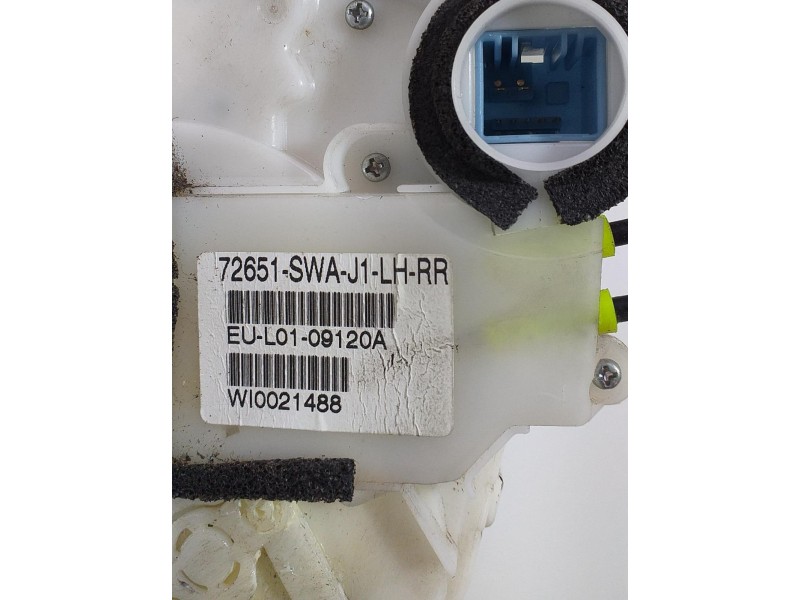 Recambio de cerradura puerta trasera izquierda para honda cr-v (re) comfort referencia OEM IAM 72651SWA 74048 R
