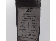 Recambio de cinturon seguridad trasero izquierdo para seat alhambra (7v9) kids referencia OEM IAM 7M3857811C 67379  2