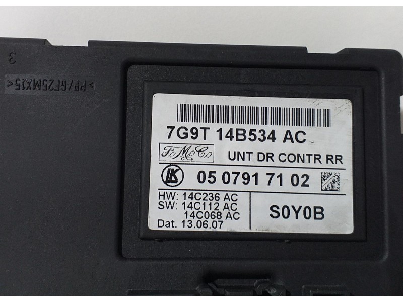 Recambio de modulo electronico para ford mondeo ber. (ca2) 2.0 tdci cat referencia OEM IAM 7G9T14B534AC 60370 