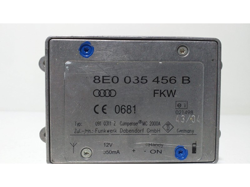Recambio de modulo electronico para audi a4 avant (8e) 2.5 v6 24v tdi referencia OEM IAM 8E0035456B 60373 