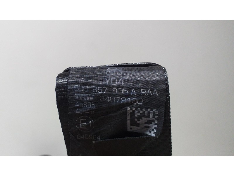 Recambio de cinturon seguridad trasero izquierdo para seat ibiza (6j5) reference referencia OEM IAM 6J0857805A 67387 