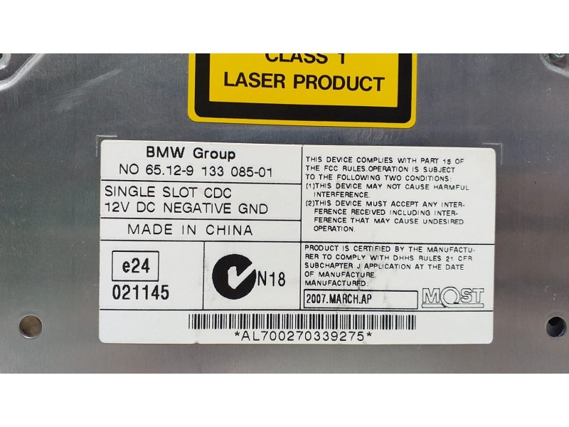 Recambio de sistema audio / radio cd para bmw x5 (e70) 3.0d referencia OEM IAM 65129133085 60447 