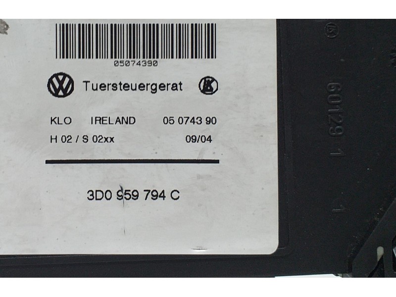 Recambio de motor elevalunas trasero derecho para volkswagen touareg (7la) tdi v10 referencia OEM IAM 7L0959704B 56799 