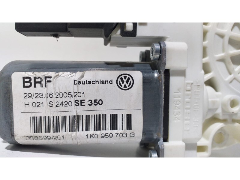 Recambio de motor elevalunas trasero izquierdo para seat leon (1p1) reference referencia OEM IAM 1K0959703G 67492 