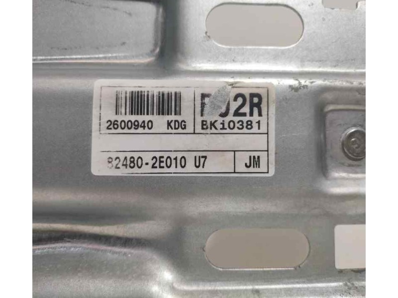 Recambio de elevalunas delantero derecho para hyundai tucson (jm) 2.0 crdi style referencia OEM IAM 824802E010 81618 
