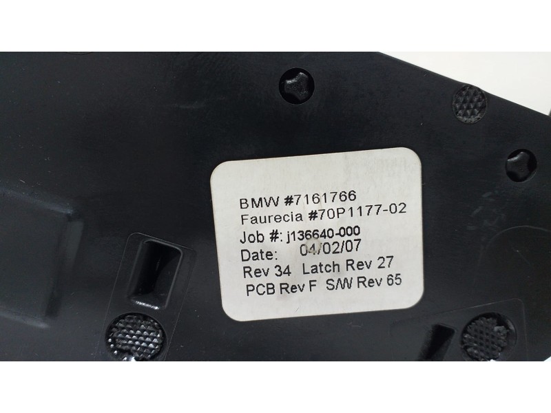 Recambio de modulo electronico para bmw x5 (e70) 3.0d referencia OEM IAM 7161766 60522 