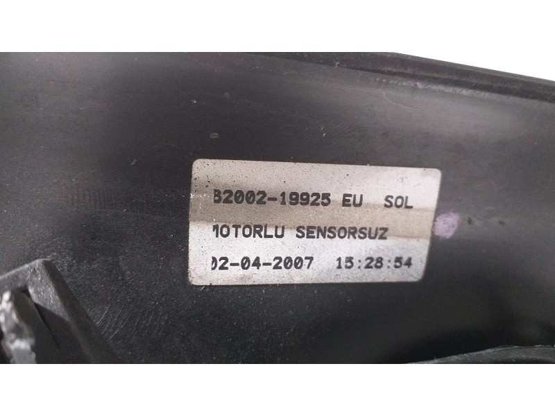Recambio de retrovisor izquierdo para renault megane ii berlina 5p confort dynamique referencia OEM IAM 8200219925 67527 