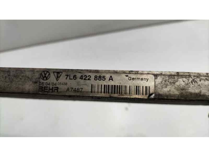 Recambio de enfriador aceite direccion para volkswagen touareg (7la) tdi v10 referencia OEM IAM 7L6422885A 81529 