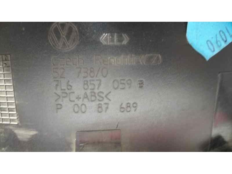 Recambio de molduras delanteras para volkswagen touareg (7la) tdi v10 referencia OEM IAM 7L6857059B 81538 