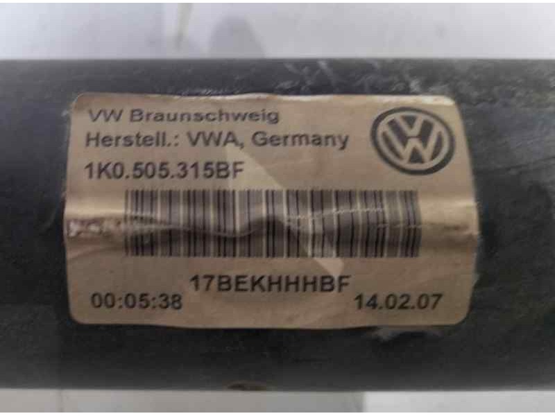 Recambio de puente trasero para seat altea (5p1) arena referencia OEM IAM 1K0505315BF 86354 
