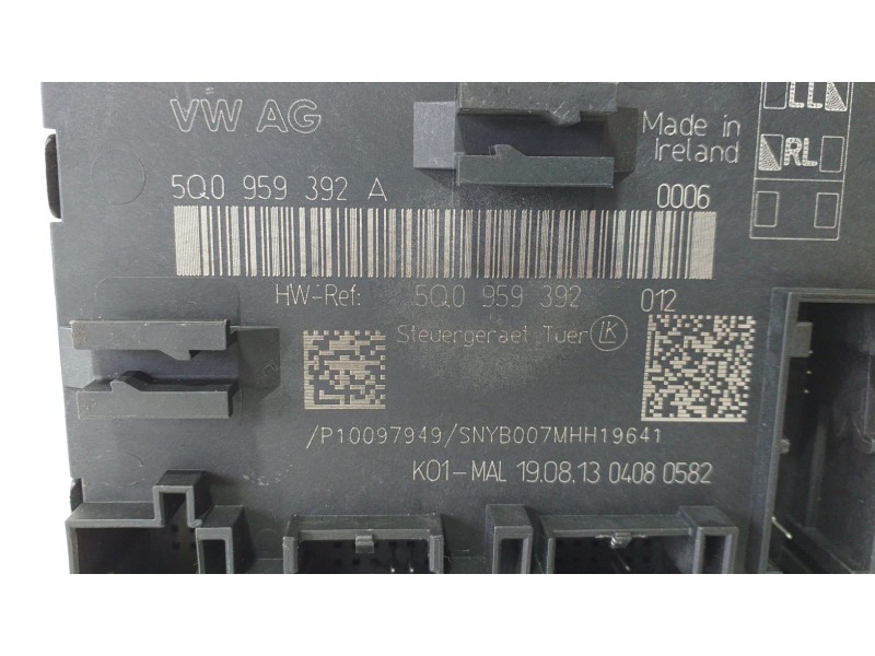 Recambio de modulo confort para volkswagen golf vii lim. advance bluemotion referencia OEM IAM 5Q0959392A 74351 R