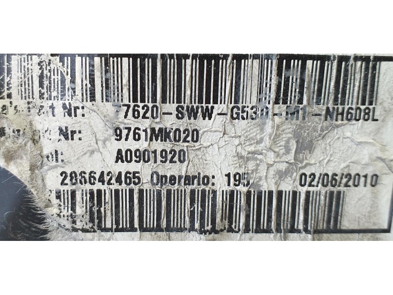 Recambio de rejilla aireadora para honda cr-v (re) comfort referencia OEM IAM 77620-SWW 74367 R
