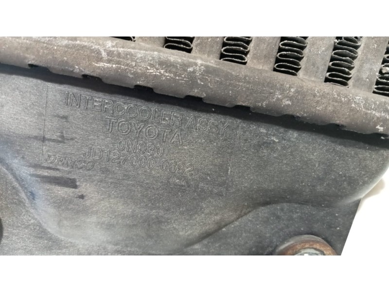 Recambio de intercooler para toyota auris luna+ referencia OEM IAM JD1270000692 74391 R