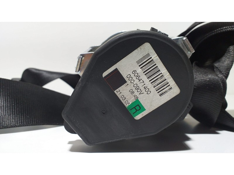 Recambio de cinturon seguridad trasero derecho para volkswagen golf v berlina (1k1) highline referencia OEM IAM 606471400 57081 