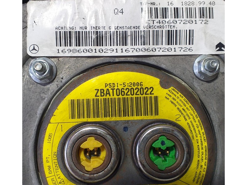 Recambio de airbag delantero izquierdo para mercedes-benz clase a (w169) a 180 cdi a-edition referencia OEM IAM 1698600102 74412