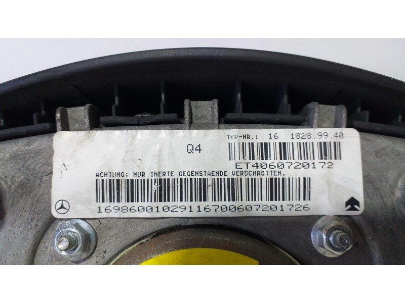 Recambio de airbag delantero izquierdo para mercedes-benz clase a (w169) a 180 cdi a-edition referencia OEM IAM 1698600102 74412