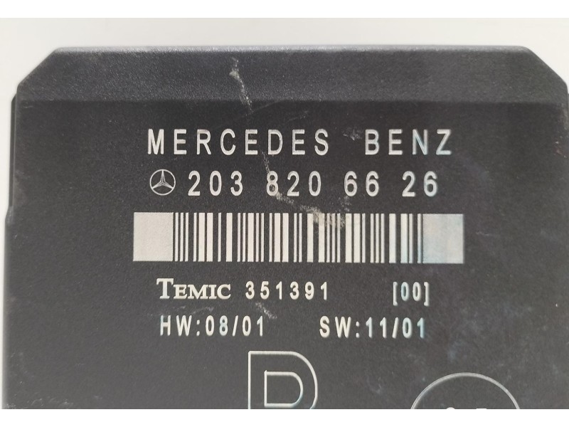 Recambio de modulo electronico para mercedes-benz clase c (w203) berlina 2.7 cdi 20v cat referencia OEM IAM 2038206626 77108 