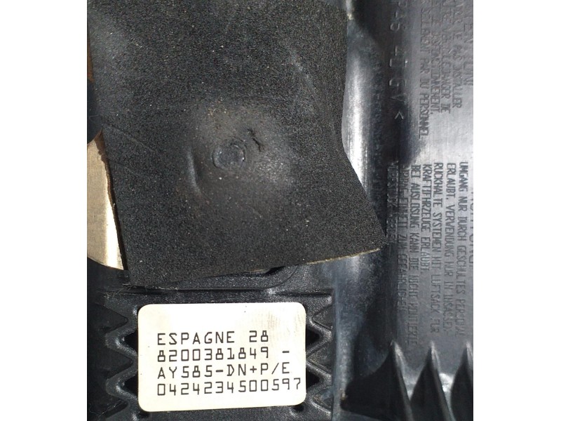 Recambio de airbag delantero izquierdo para renault megane ii classic berlina confort expression referencia OEM IAM 8200381849 5