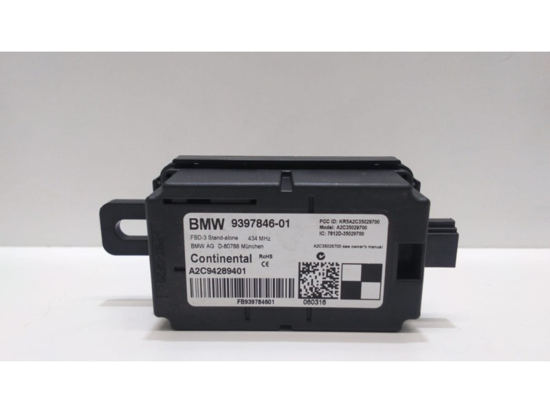 Recambio de modulo electronico para bmw serie 3 touring (f31) 318d referencia OEM IAM 9397846 49046 