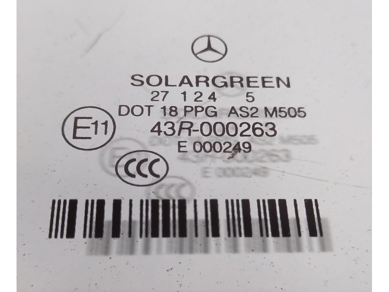 Recambio de luna trasera izquierda para mercedes-benz clase s (w221) berlina 350 (221.056) referencia OEM IAM 272965 77178 