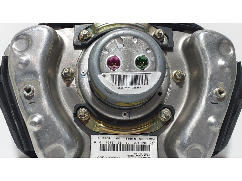 Recambio de airbag delantero izquierdo para mercedes-benz clase m (w163) 270 cdi (163.113) referencia OEM IAM 1634600298 57123 