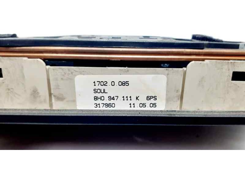 Recambio de luz interior para audi a4 cabrio (8h) 2.5 tdi referencia OEM IAM 8H0947111LFKZ 44113 