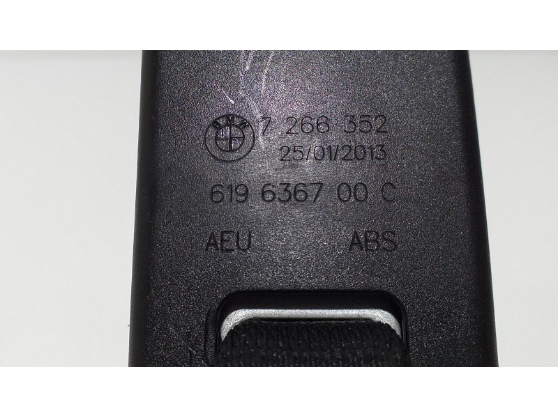 Recambio de cinturon seguridad trasero izquierdo para bmw serie 1 lim. (f20) m135i xdrive referencia OEM IAM 7266352 60892 