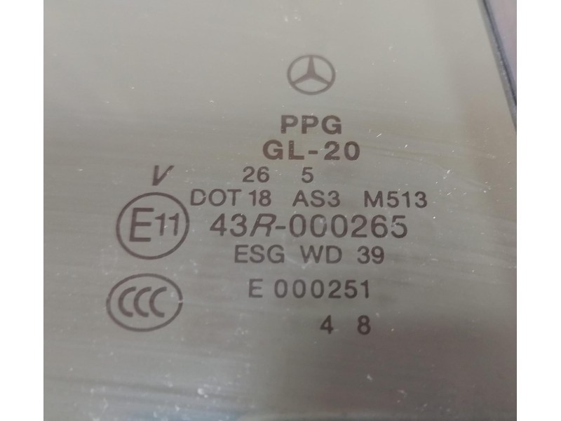 Recambio de luna custodia trasera derecha para mercedes-benz clase r (w251) 320 cdi l (251.122) referencia OEM IAM A2517300455 7