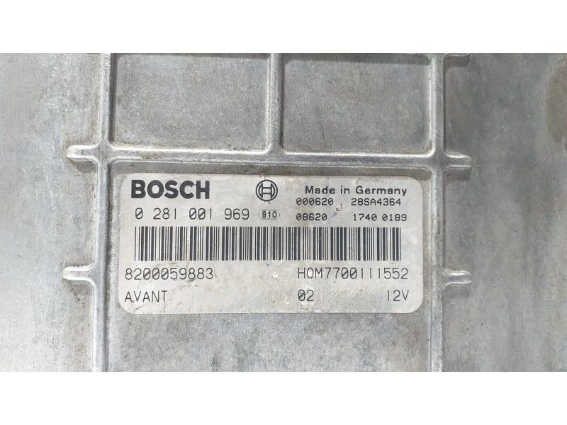 Recambio de centralita motor uce para renault megane i fase 2 berlina (ba0) 1.9 d rt referencia OEM IAM 8200059883 57328 