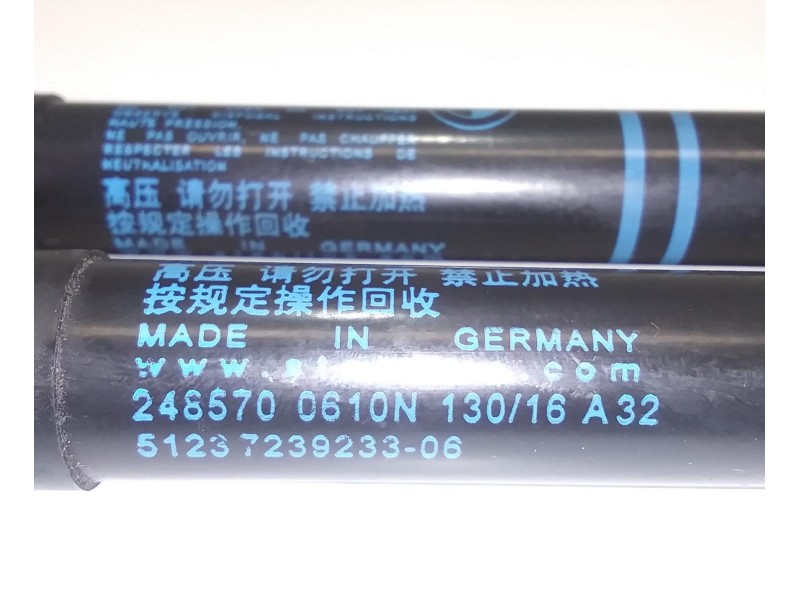 Recambio de amortiguadores capo para bmw serie 3 touring (f31) 318d referencia OEM IAM 51237239233 49171 