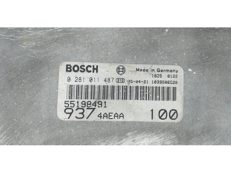 Recambio de centralita motor uce para alfa romeo 147 (190) 1.9 jtd impression referencia OEM IAM 55198491 57357 