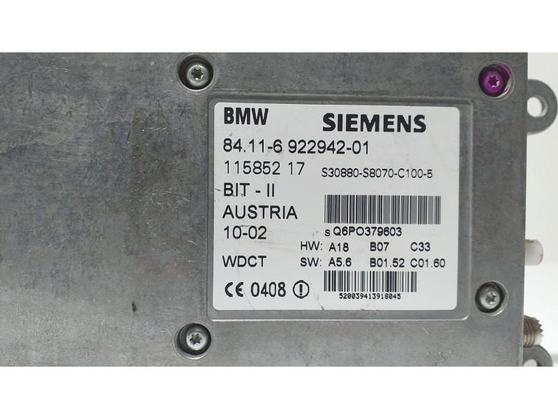 Recambio de modulo electronico para bmw serie 3 berlina (e46) 320d referencia OEM IAM 8411692294201 57402 