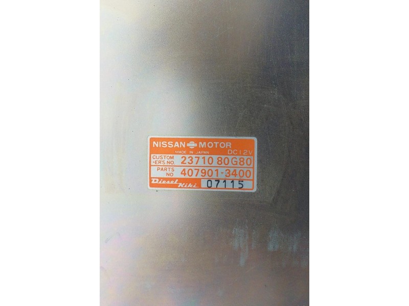Recambio de centralita motor uce para nissan terrano (wd21) 2.7 td referencia OEM IAM 2371080G80 57406 