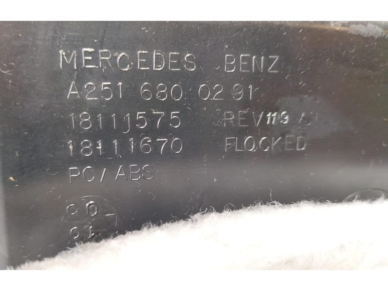 Recambio de guantera para mercedes-benz clase r (w251) 320 cdi l (251.122) referencia OEM IAM A2516800291 77325 