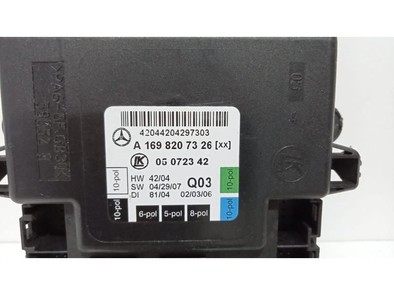Recambio de modulo electronico para mercedes-benz clase a (w169) a 200 cdi a-edition referencia OEM IAM A1698207326 74695 R Recambio de modulo electronico para mercedes-benz clase a (w169) a 200 cdi a-edition referencia OEM IAM A1698207326 74695 R