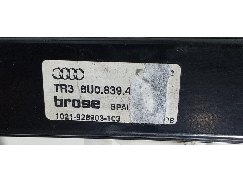 Recambio de elevalunas trasero derecho para audi q3 (8u) 2.0 tfsi (155kw) ambition quattro referencia OEM IAM 8U0839462 57542 
